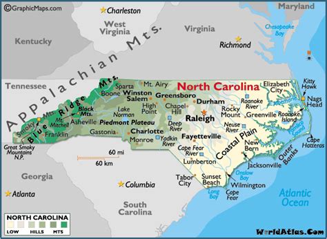 North Carolina Map