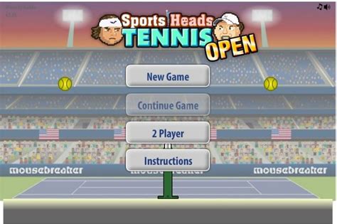 Sports Heads Tennis - Free soccer and football games online