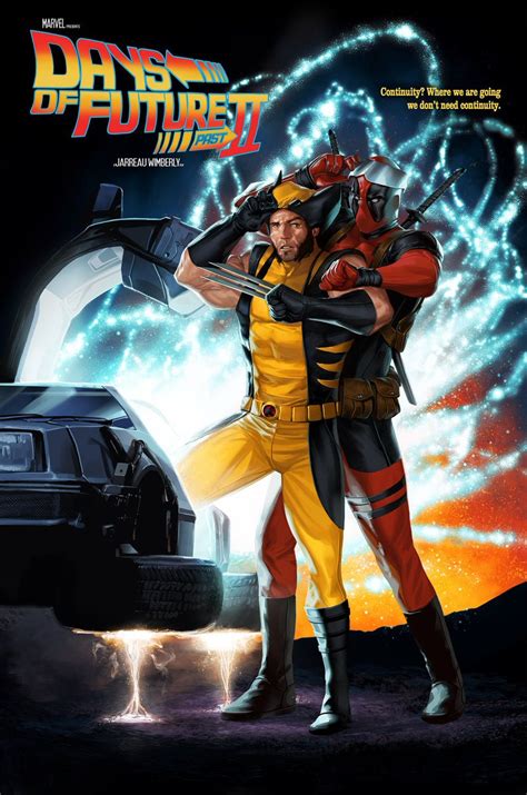 Deadpool and Wolverine BACK TO THE FUTURE Fan Art - ScreenGeek