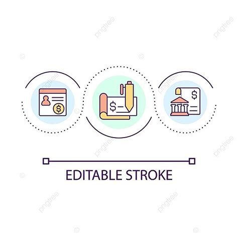 Employee Payroll Loop Concept Icon General Logo Abstract Vector, General, Logo, Abstract PNG and ...