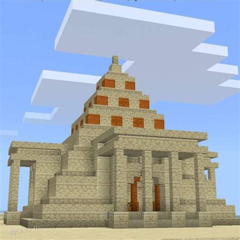 The new Desert temple | Minecraft Amino | Minecraft, Minecraft designs, Minecraft pyramid