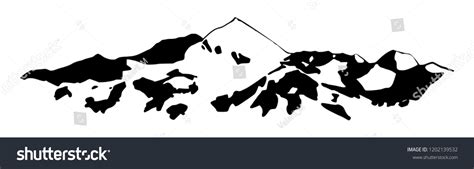 Sketch Mount Everest Black White Vector: Vector có sẵn (miễn phí bản ...