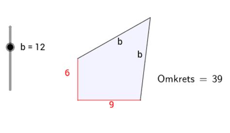 Kikora 1P Omkrets 2b+6+9 – GeoGebra