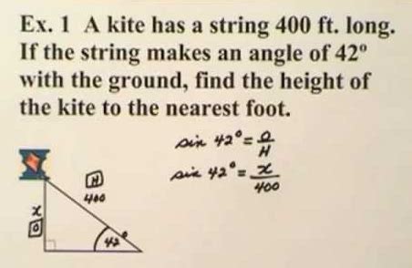 Right Angle Trig Word Problems - Intro to Trigonometry