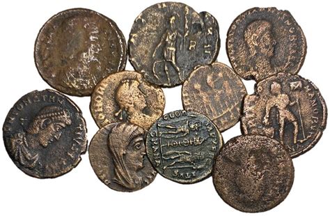 Roman Empire, 3rd - 4th Century AD, Lot of 10 Coins | Lots & Collections