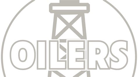 Edmonton Oilers Logo Coloring Page - Team Coloring