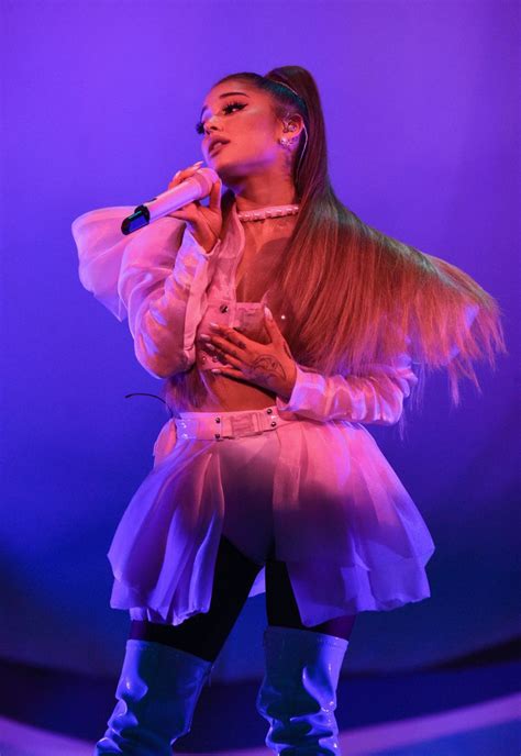 ARIANA GRANDE Performs at Her Sweetener World Tour at O2 Arena in ...