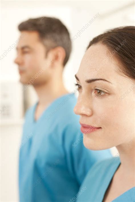 Hospital staff - Stock Image - F004/0786 - Science Photo Library