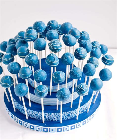 Blue Cake Pops for a Baby Boy Shower | NeighborFood