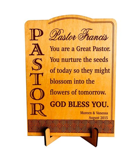 Father's Day Gift for Pastor Appreciation Gifts Personalized Christmas Sign, PLP052 - Etsy