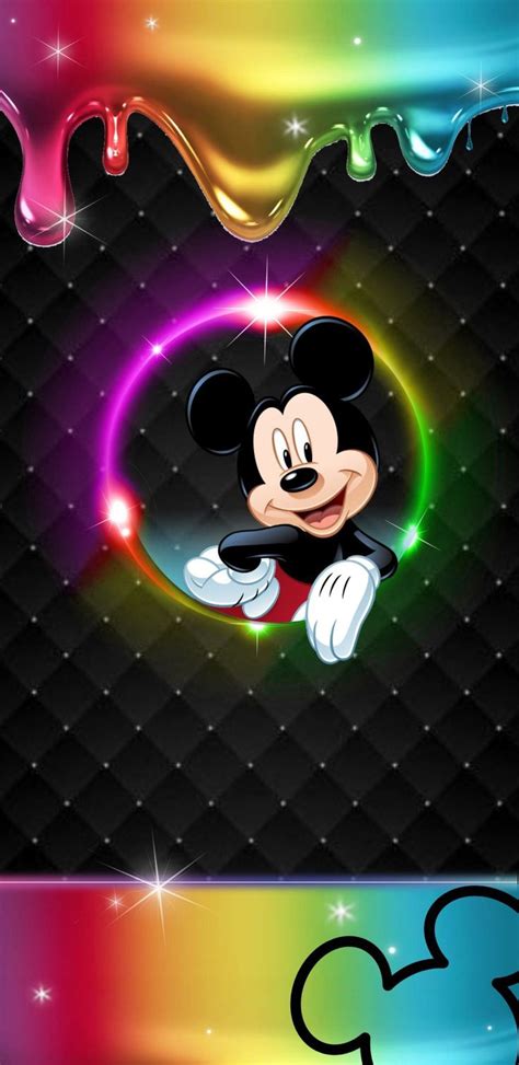 Colorful and Shiny Mickey Mouse Wallpaper