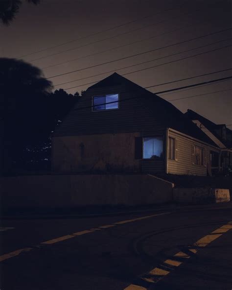 Exposure: Surburban house at night, photographed by Todd Hido. | Todd hido, Night photography ...