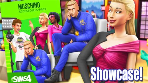 FULL MOSCHINO STUFF PACK Item SHOWCASE! CAS BUILD BUY Review | The Sims 4 - YouTube