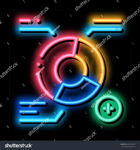 Growth Round Infographic Neon Light Sign Stock Vector (Royalty Free ...