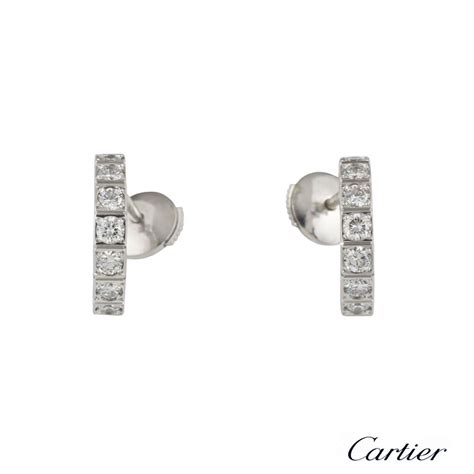 Cartier Lanieres Diamond Hoop Earrings | Rich Diamonds