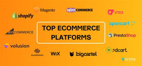 Top eCommerce Platforms for Emerging Startups and Businesses | Virtina