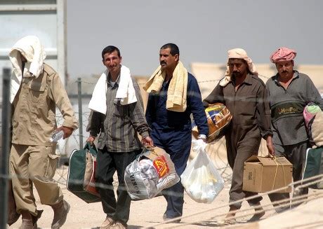 Iraqi Prisoners War Pow Leave Camp Editorial Stock Photo - Stock Image ...