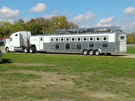 get ready to hit the road bro, i just found a trailer that can fit the whole horse barn! | Horse ...