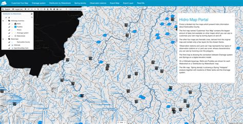 How to Create a Hydrological Map Portal | GIS Cloud