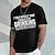 Men's Plus Size T shirt Tee Big and Tall Graphic Crewneck Print Short Sleeves Summer Streetwear ...