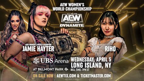 AEW Women’s Title Match Set For April 5 Dynamite - Diva Dirt