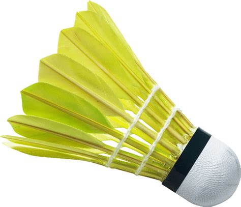 Badminton Birdie Yellow transparent PNG - StickPNG