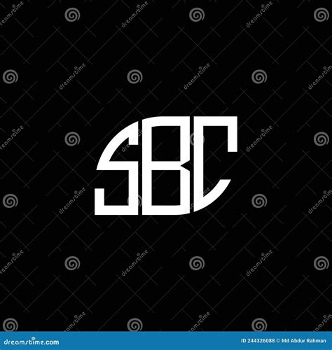 SBC Letter Logo Design on Black Background. SBC Creative Initials Letter Logo Concept Stock ...