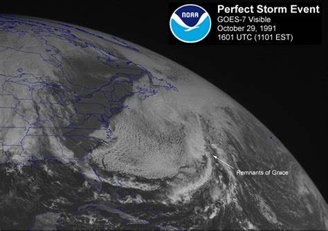 Remnants of Hurricane Grace - Satellite Photo