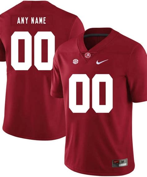 [Hot] New Custom Alabama Football Jersey Football White