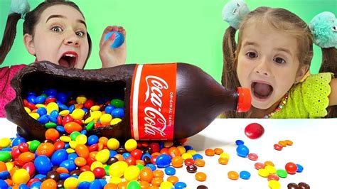 Ruby and Bonnie Chocolate & Soda Challenge - YouTube