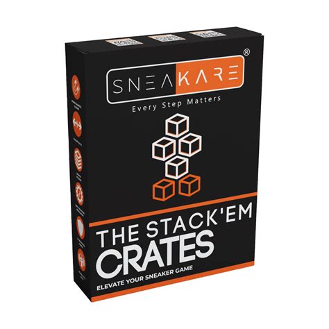 Stack'Em Sneaker Crates | Shoe Crates (Side Drop)