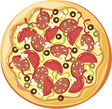 Pizza Toppings Illustrations, Royalty-Free Vector Graphics & Clip Art ...