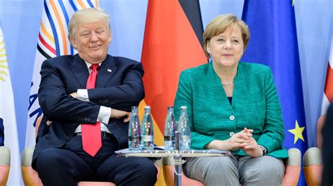 Merkel fires back at Trump ahead of one-on-one meeting