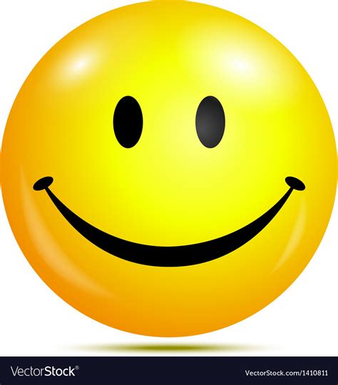 Happy smiley emoticon Royalty Free Vector Image