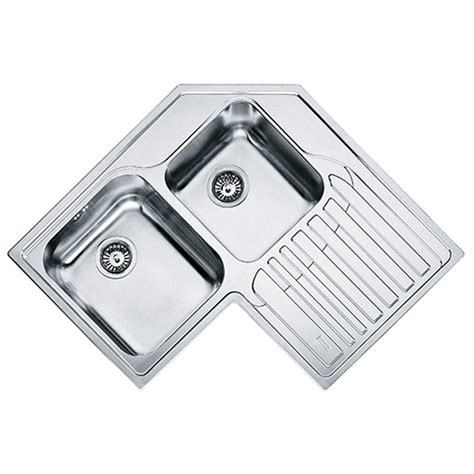 Franke Corner 2.0 Bowl Stainless Steel Kitchen Sink STX621-E-RHD ...