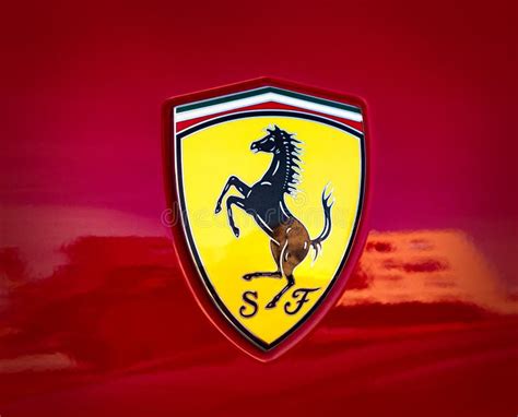 Ferrari horse logo editorial stock image. Image of vehicle - 137750634