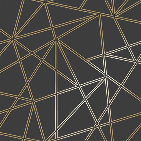 Black and Gold Geometric Wallpapers - Top Free Black and Gold Geometric ...