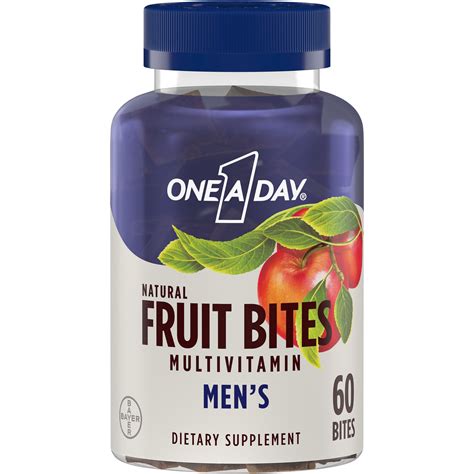 Buy One A Day Mens Fruit Bites, Multivitamins for Men, 60 Ct Online in India. 667813226