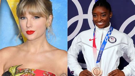 Taylor Swift, Simone Biles have emotional Olympics Twitter exchange