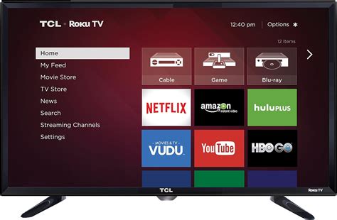 TCL 28S3750 28-Inch 720p Roku Smart LED TV (Certified Refurbished ...