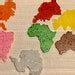 Montessori World Map Continents | Etsy