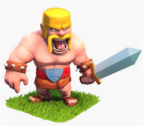 Clash Of Clans Characters Barbarian Level 6 Download - Clash Of Clan ...