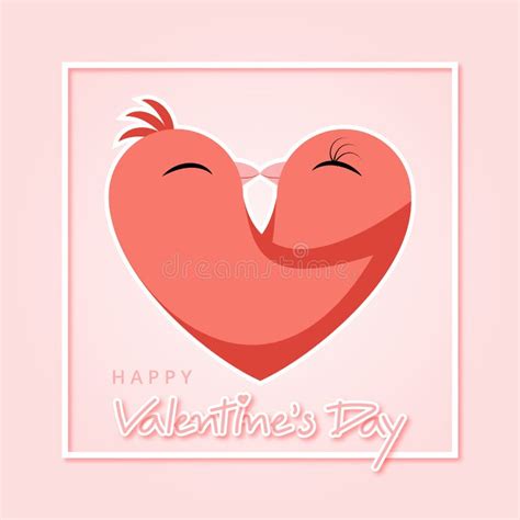 Valentine birds love stock vector. Illustration of white - 104227089