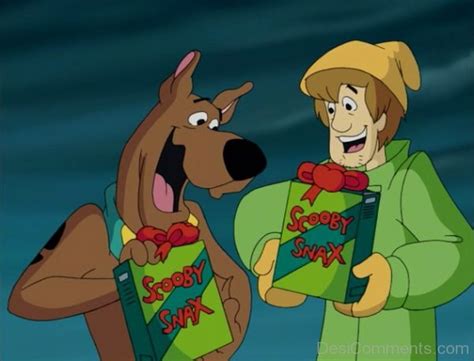 Scooby Doo And Shaggy Holding Snack Box - Desi Comments