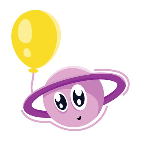 Trendy Cute Planet 18868711 Vector Art at Vecteezy