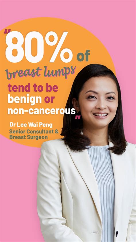 80% of breast lumps tend to be benign or non-cancerous | “80% of breast lumps tend to be benign ...