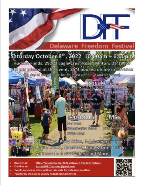 DELAWARE FREEDOM FESTIVAL AT THE BIG FIELDS AT HUDSON FIELDS - October ...