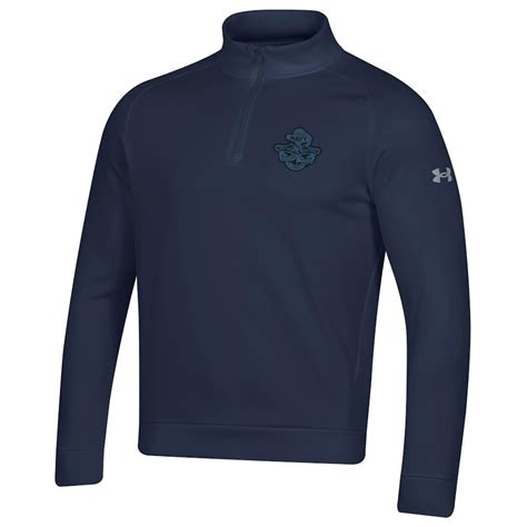 Navy Under Armour 2023 Rivalry Armour Fleece Half Zip (Navy)