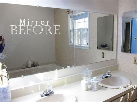 How to Frame a Bathroom Mirror | Bathroom mirrors diy, Bathroom mirror makeover, Large bathroom ...