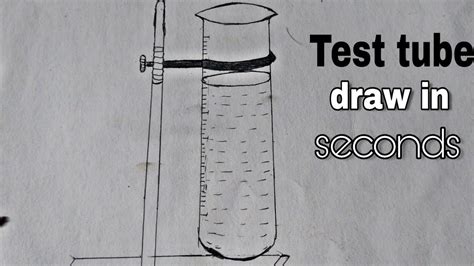 How to draw Test tube | Test Tube drawing | science apparatus - YouTube